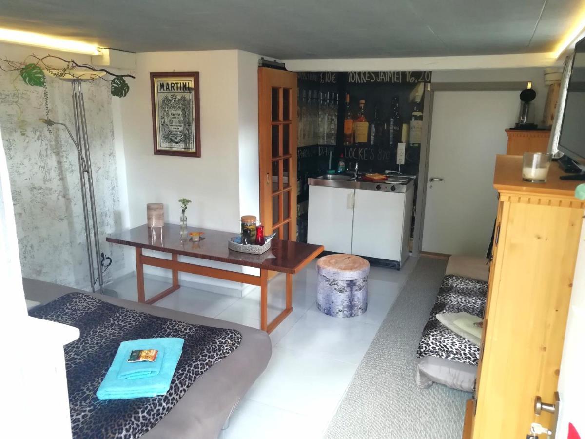 Kleines Studio Im Eichenwaeldchen, 1 Zimmer Kueche Bad Friedrichsgrun Esterno foto